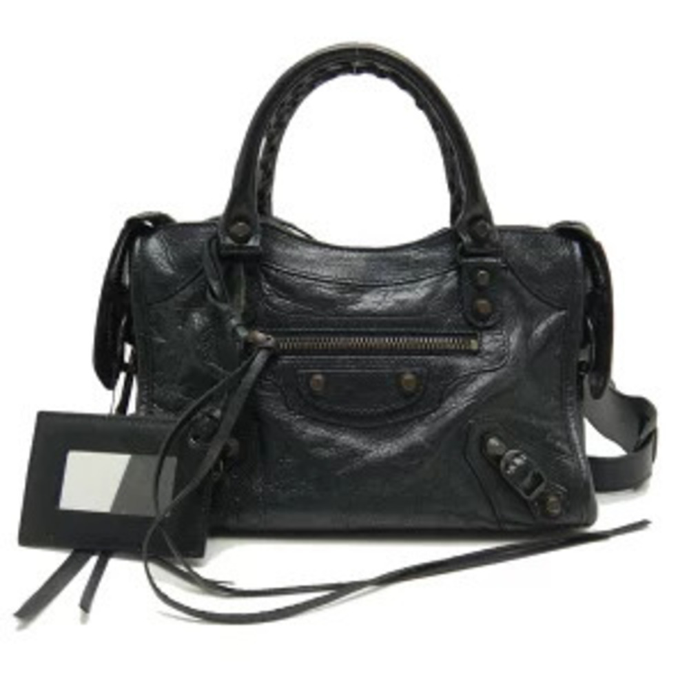 Balenciaga City Handbag Lambskin Black - Picture 9 of 9